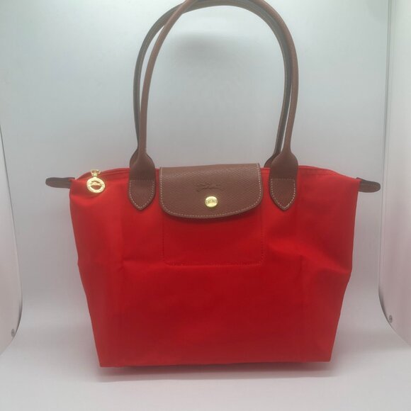 Longchamp Red Tote Bag - Picture 1 of 6